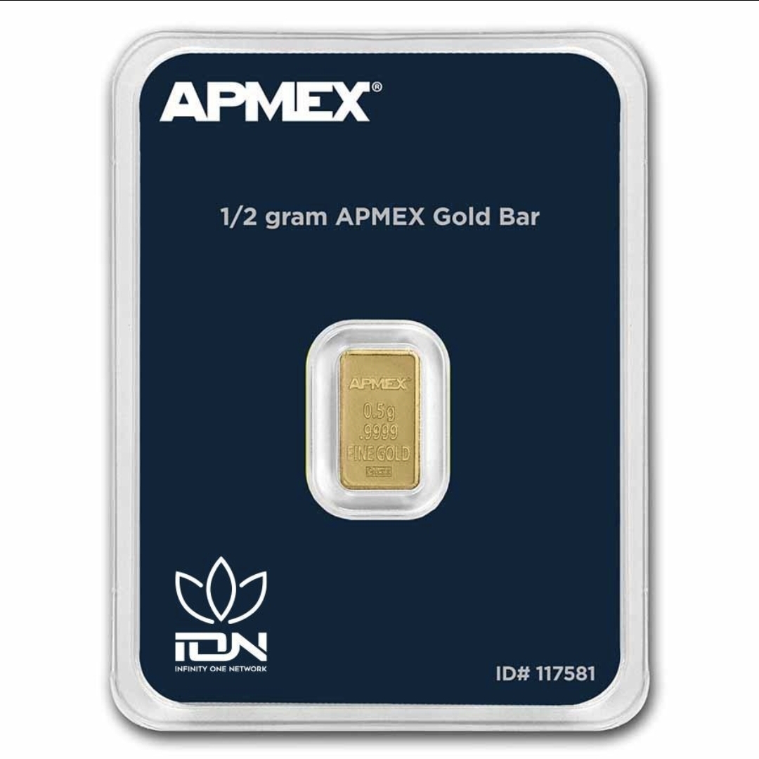 1/2 Gram Gold Bar .9999 fine (24-Karat) | $158.65 for members