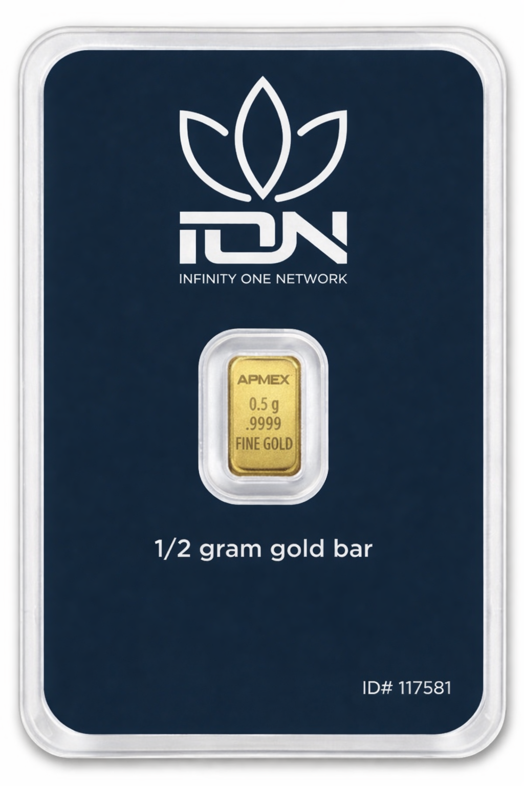 1/2 Gram Gold Bar .9999 fine (24-Karat) ($139 Member Price)